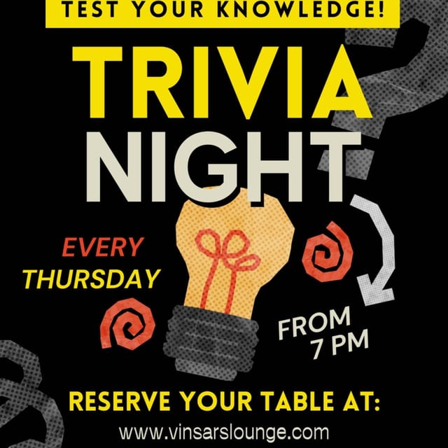 Thursday Trivia Night
