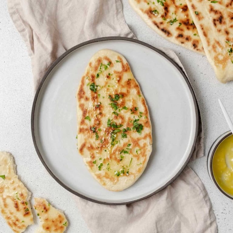Delicious Garlic Naan